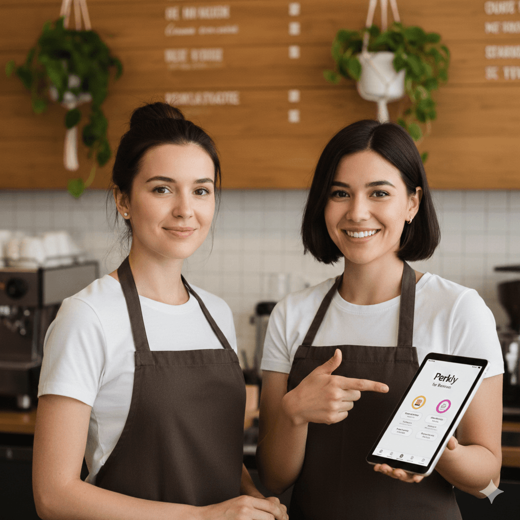 Cozy neighborhood cafe interior
